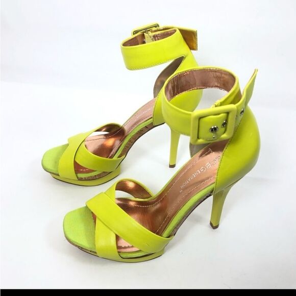 BCBGeneration Lime Heels in Box worn once. - Picture 3 of 16